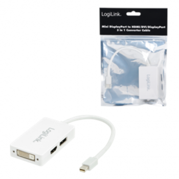 Logilink | CV0045 | White | Mini DisplayPort | DVI/DisplayPort/HDMI