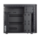 Fractal Design | CORE 1100 | Black | Micro ATX | ATX PSUs, up to 185mm if a typical-length optical drive is mounted