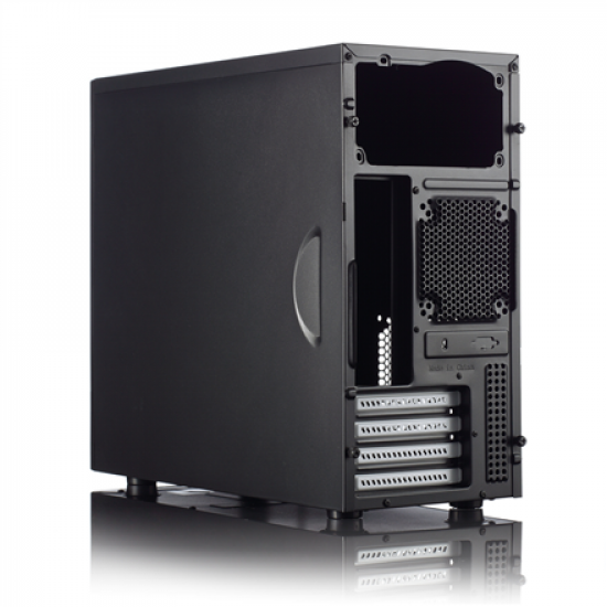 Fractal Design | CORE 1100 | Black | Micro ATX | ATX PSUs, up to 185mm if a typical-length optical drive is mounted