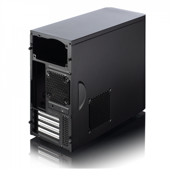 Fractal Design | CORE 1100 | Black | Micro ATX | ATX PSUs, up to 185mm if a typical-length optical drive is mounted