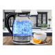 Adler | Kettle | AD 1225 | Standard | 2000 W | 1.7 L | Glass | 360° rotational base | Transparent/Stainless steel