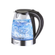 Adler | Kettle | AD 1225 | Standard | 2000 W | 1.7 L | Glass | 360° rotational base | Transparent/Stainless steel