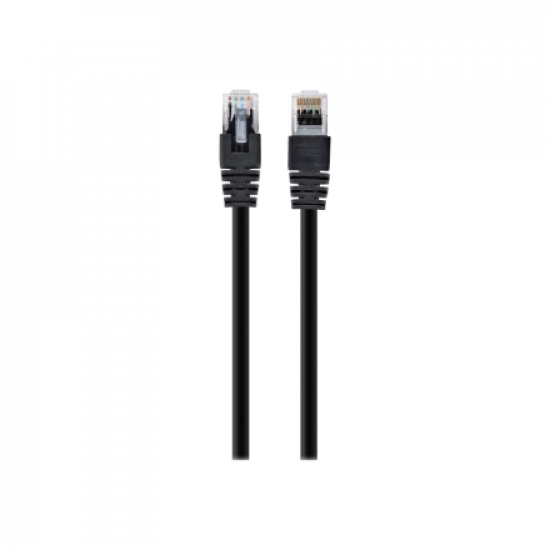 Cablexpert | Patch cord | PP12-0.5M/BK | Black RJ45 Male | RJ45 Male