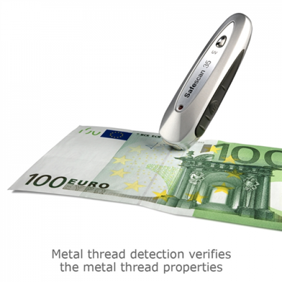 SAFESCAN | 35 | Grey | Suitable for Banknotes, ID documents | Number of detection points 3