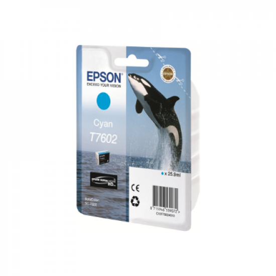 Epson T7602 | Ink Cartridge | Cyan