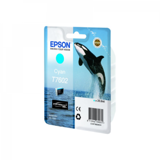 Epson T7602 | Ink Cartridge | Cyan