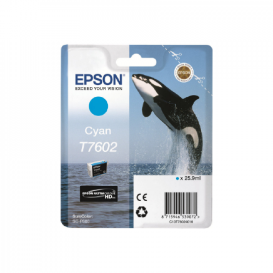 Epson T7602 | Ink Cartridge | Cyan