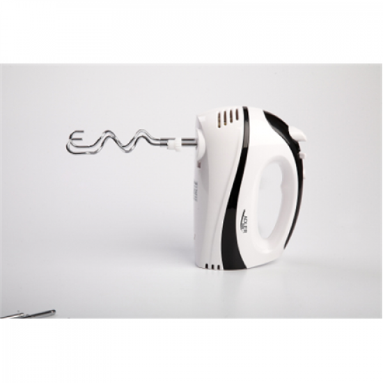 Adler | Mixer | AD 4206 | Mixer with bowl | 300 W | Number of speeds 5 | Turbo mode | White