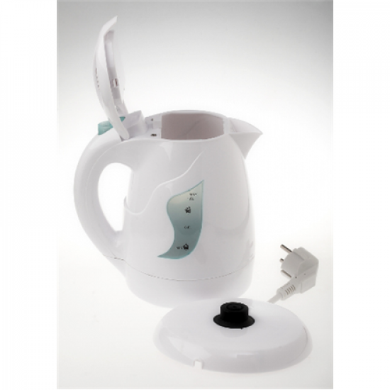 Adler | Kettle | AD 08 | Standard | 850 W | 1 L | Plastic | 360° rotational base | White