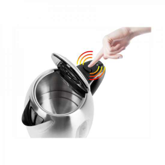 Adler | Kettle | AD 1223 | Standard | 2200 W | 1.7 L | Stainless steel | 360° rotational base | Stainless steel