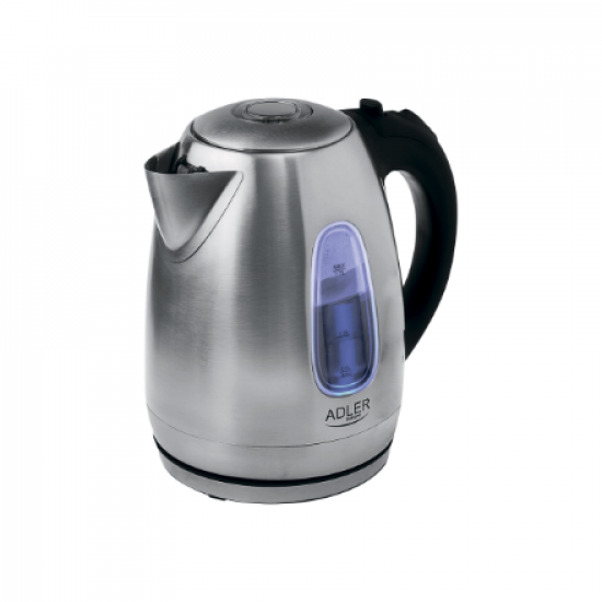 Adler | Kettle | AD 1223 | Standard | 2200 W | 1.7 L | Stainless steel | 360° rotational base | Stainless steel