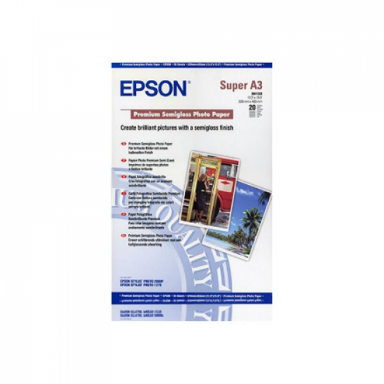 Epson Semigloss Photo Paper DIN A3+, 250g/m2, 20 sheets