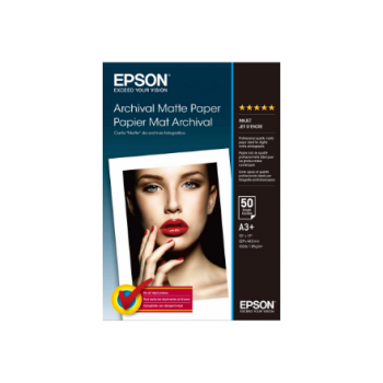 Epson Archival Matte Paper, A3+, 192 g/m2, 50 sheets