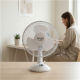 Adler | AD 7302 | Desk Fan | White | Diameter 23 cm | Number of speeds 2 | Oscillation | 60 W | No