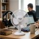Adler | AD 7302 | Desk Fan | White | Diameter 23 cm | Number of speeds 2 | Oscillation | 60 W | No