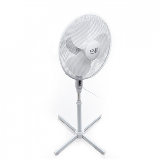 Adler | AD 7305 | Stand Fan | White | Diameter 40 cm | Number of speeds 3 | Oscillation | 45 W
