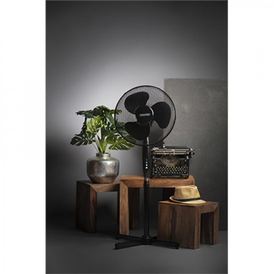 Mesko | Fan | MS 7311 | Stand Fan | Black | Diameter 40 cm | Number of speeds 3 | Oscillation | 45 W