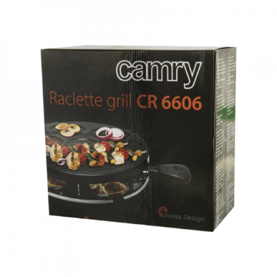 Camry | Grill | CR 6606 | Raclette | 1200 W | Black
