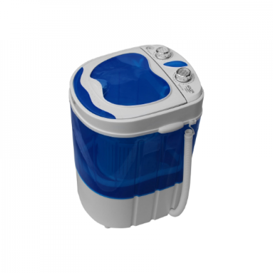 Adler | Washing machine | AD 8051 | Top loading | Washing capacity 3 kg | Unspecified RPM | Depth 37 cm | Width 38 cm | White/Blue