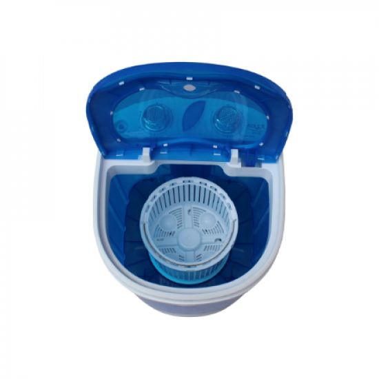 Adler | Washing machine | AD 8051 | Top loading | Washing capacity 3 kg | Unspecified RPM | Depth 37 cm | Width 38 cm | White/Blue