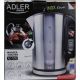 SALE OUT. Adler AD 1216 Cordless Water Kettle, 1.7L, 2000W, Filter, Boil-dry protection, Rotary base 360 degree, Illumination, Inox body | SALE OUT. Adler | Kettle | AD 1216 | Standard | 2000 W | 1.7 L | Stainless steel | 360° rotational base | Stainless 