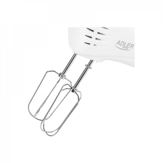 Adler | Mixer | AD 4212 | Hand Mixer | 300 W | Number of speeds 5 | Turbo mode | White