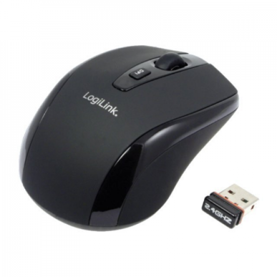 Logilink | Maus optisch Funk 2.4 GHz | 2.4GH wireless mini mouse with autolink | wireless | Black