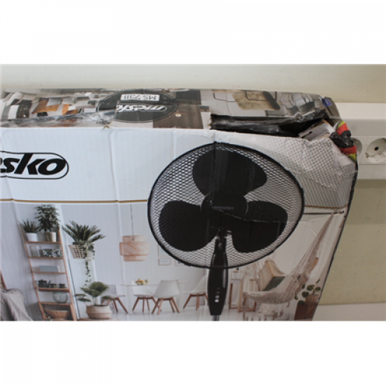 SALE OUT. Mesko | Fan | MS 7311 | Stand Fan | DAMAGED PACKAGING, SCRATCHED, BENT SUPPORT | Black | Diameter 40 cm | Number of speeds 3 | Oscillation | 45 W