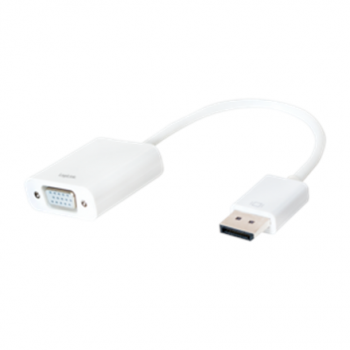 Logilink | Logilink CV0059B, Display Port 1.2 to VGA Active Adapter with 15cm cable : | White | DisplayPort | VGA