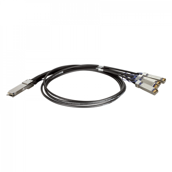 D-Link | DEM-CB100QXS-4XS | QSFP+ | Copper | Direct Attach Cable | 10/100/1000/40000 Mbit/s | Maximum transfer distance 1 m