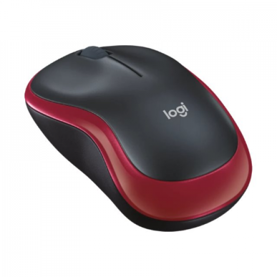 Logitech | Mouse | M185 | Wireless | Red