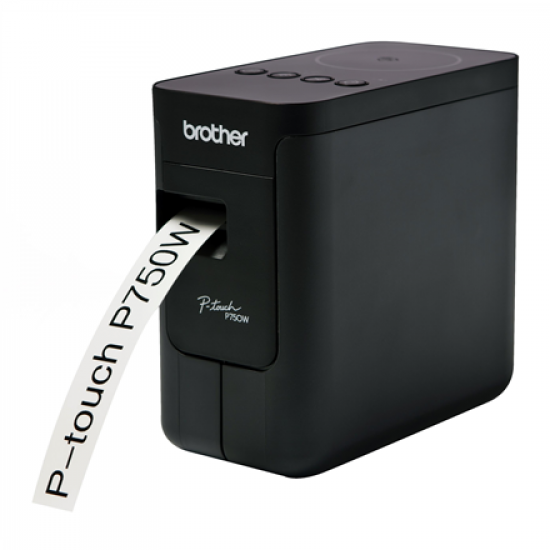 Brother PT-P750W | Mono | Thermal | Label Printer | Wi-Fi | Maximum ISO A-series paper size Other | Black