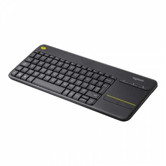 Logitech | K400 Plus | Keyboard with Trackpad | Wireless | US | Black | USB port