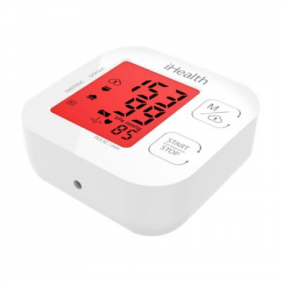 iHealth | Track | KN-550BT | White/Blue | Calculation of blood pressure (systolic and diastolic), Calculation of heart rate | 4 | Wireless Bluetooth connection | Automatic | Weight 438 g