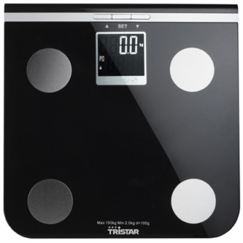 Tristar | Electronic | Maximum weight (capacity) 150 kg | Accuracy 100 g | Body Mass Index (BMI) measuring | Black