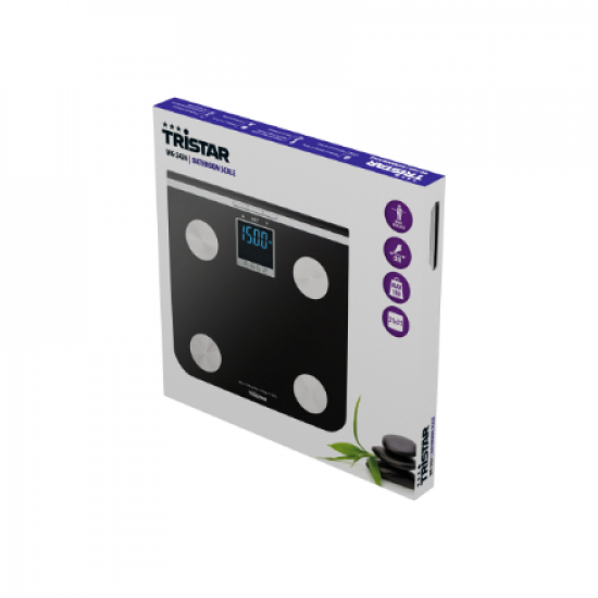 Tristar | Electronic | Maximum weight (capacity) 150 kg | Accuracy 100 g | Body Mass Index (BMI) measuring | Black