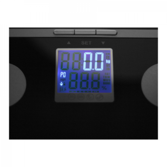 Tristar | Electronic | Maximum weight (capacity) 150 kg | Accuracy 100 g | Body Mass Index (BMI) measuring | Black
