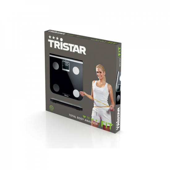 Tristar | Electronic | Maximum weight (capacity) 150 kg | Accuracy 100 g | Body Mass Index (BMI) measuring | Black
