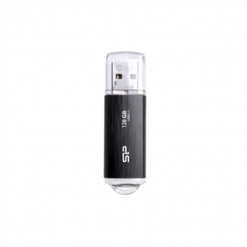 Silicon Power | USB 3.1 Flash Drive | Blaze B02 | 128 GB | USB 3.2 Gen 1/USB 3.1 Gen 1/USB 3.0/USB 2.0 | Black
