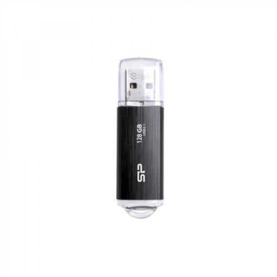 Silicon Power | USB 3.1 Flash Drive | Blaze B02 | 128 GB | USB 3.2 Gen 1/USB 3.1 Gen 1/USB 3.0/USB 2.0 | Black