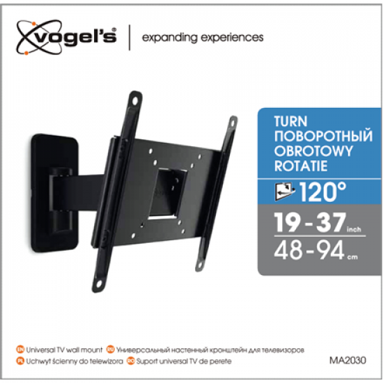Vogels | Wall mount | MA2030-A1 | Full motion | 19-40 
