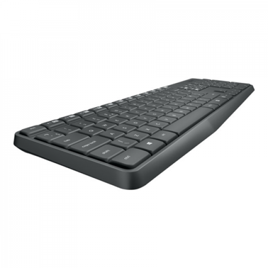 Logitech | MK235 | Keyboard and Mouse Set | Wireless | Mouse included | Batteries included | US | Black | 475 g