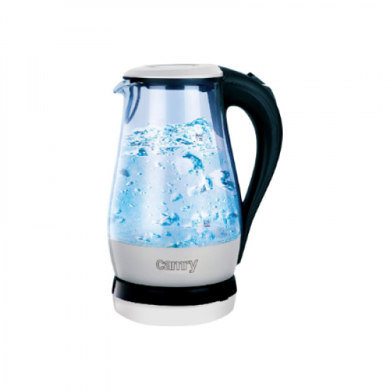 Camry | CR 1251 | Standard kettle | 2000 W | 1.7 L | Glass | 360° rotational base | Glass/Black