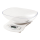 Adler AD 3137 Kitchen scales, Capacity 5 kg , Graduation 1g, Big LCD Display, Auto-zero/Auto-off, Large bowl, White | Adler | Adler AD 3137 | Maximum weight (capacity) 5 kg | Graduation 1 g | Display type LCD | White