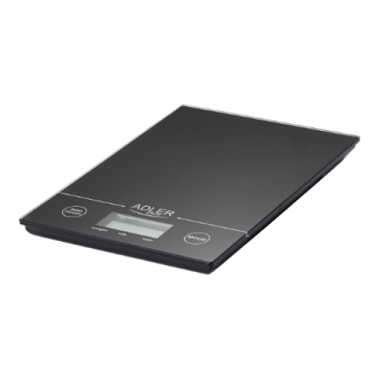 Adler | Kitchen scales | Adler AD 3138 | Maximum weight (capacity) 5 kg | Graduation 1 g | Display type LCD | Black