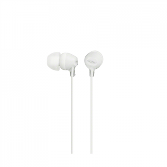 Sony | EX series | MDR-EX15AP | In-ear | White