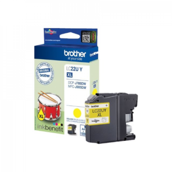 Brother LC-22UY | Ink Cartridge | Yellow