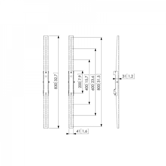 Vogels PFS3208 interface display strip 160 kg | Vogels