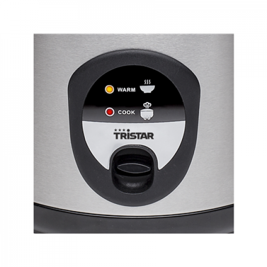 Tristar | RK-6127 | Rice cooker | 500 W | Black/Stainless steel
