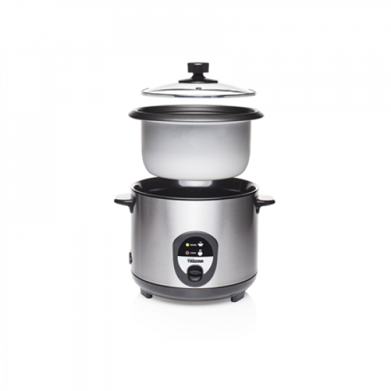 Tristar | RK-6127 | Rice cooker | 500 W | Black/Stainless steel